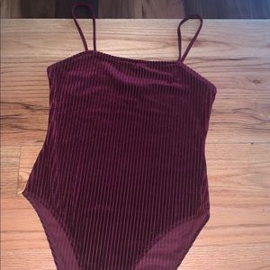 Velvet bodysuit